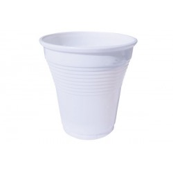 VASOS DE PLASTICO BLANCOS 1000 UNID.