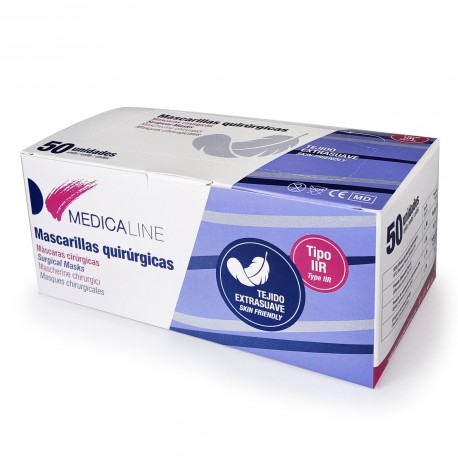 MASCARILLA RECTANGULAR AZUL MEDICALINE