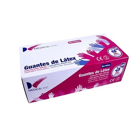 GUANTES LATEX CON POLVO MEDICALINE