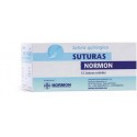 SUTURA NORMON SEDA NATURAL 5/0 T 3/8 CIRCULO DE 19MM