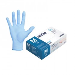 GUANTES NITRILO SIN POLVO SANTEX